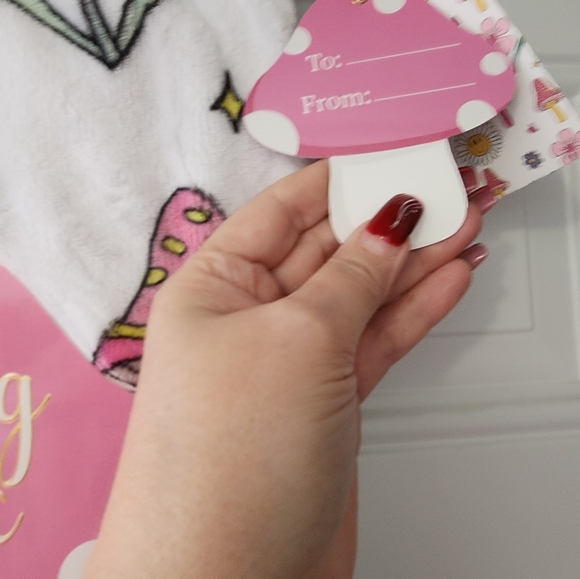 NWT Adorable ๐ Mushroom with ๐ flowers soft Blanket ! - Picture 5 of 7